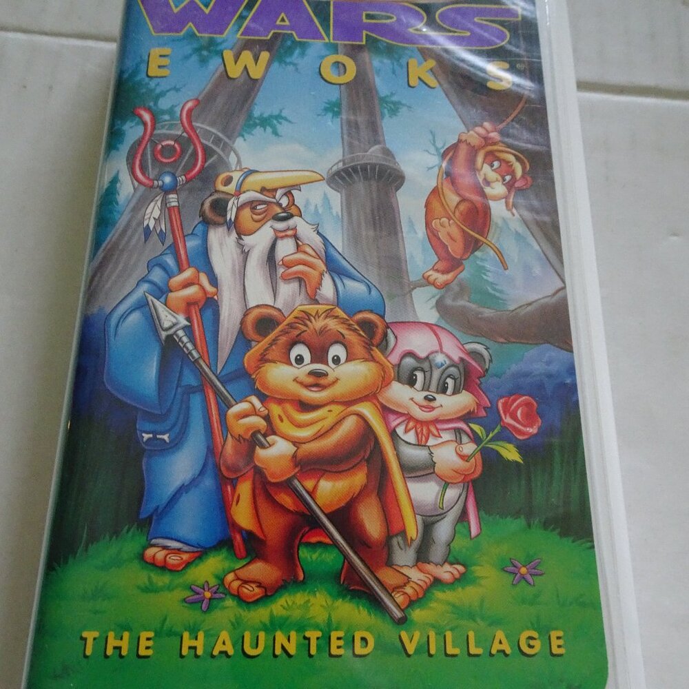 Star Wars Ewoks: The Haunted Village - Animated Classics - VHS Tape 1985
